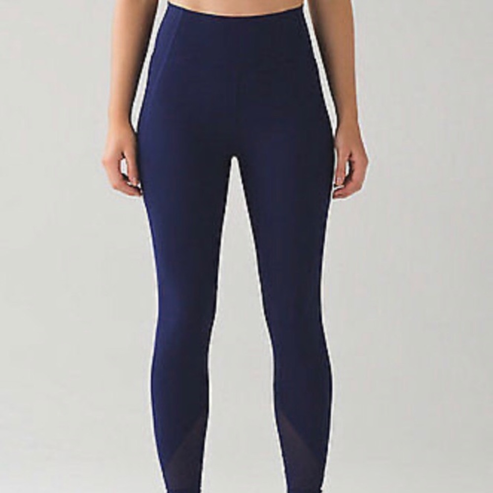 Lululemon hot like Agni pant cadet blue si10 euc
